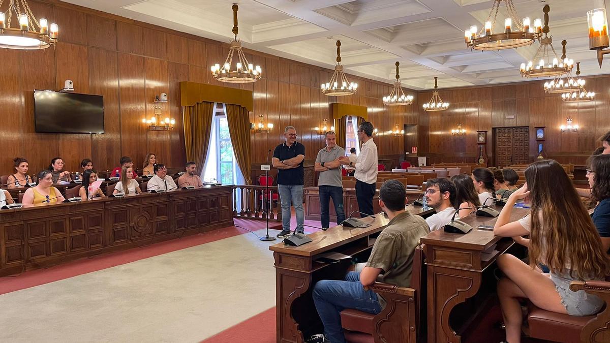 Encuentro en la Diputación Provincial de Zamora con los jóvenes de