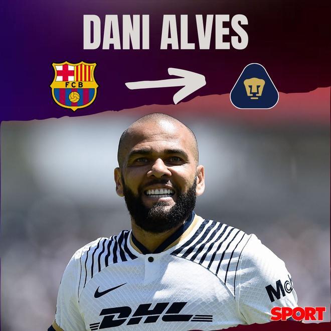 15.06.2022: - Dani Alves El jugador se despide oficialmente del FC Barcelona a través de sus redes sociales. El Barça le comunicó que no seguía ese mismo día y, en consecuencia, que no le renovaría el contrato que expiraba el 30 de junio de 2022