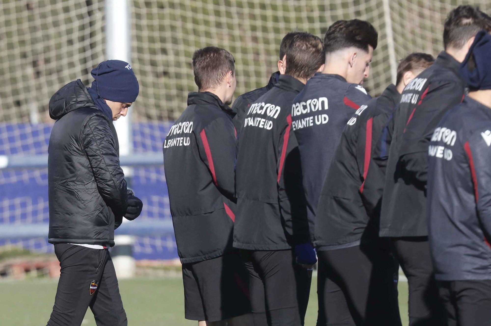 Último entrenamiento del Levante antes de viajar a Melilla