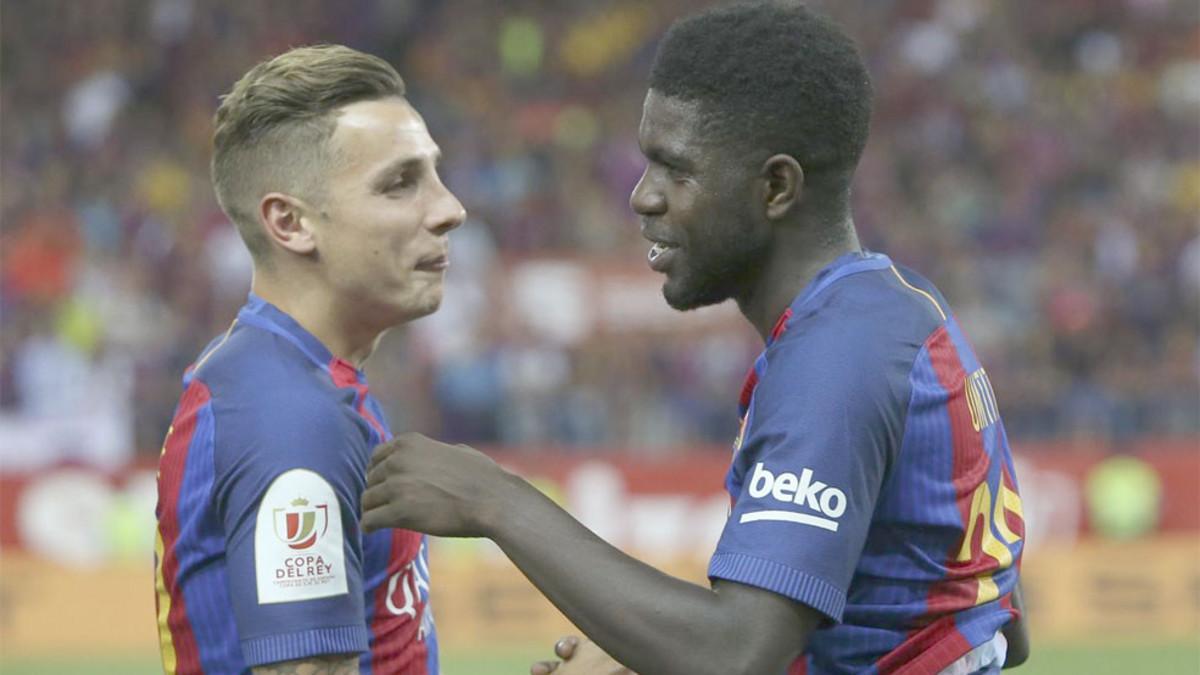 Digne y Umtiti avalan a Dembélé