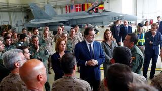 Rajoy y Cospedal llegan a Estonia para visitar a los militares españoles