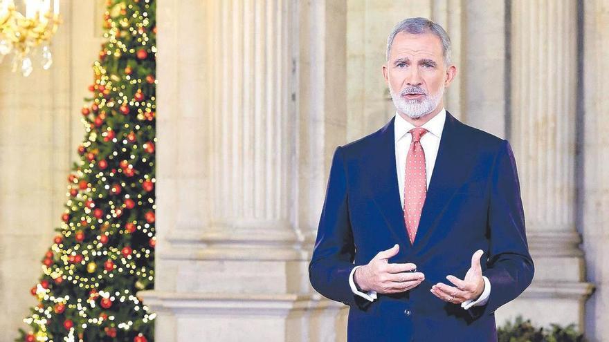 El Rei demana que es preservi i es cuidi la «convivència democràtica»