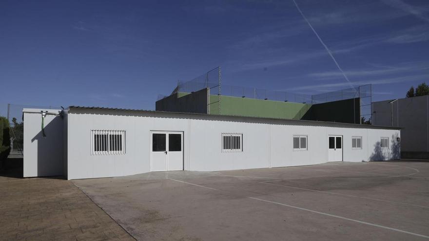 Albalat dels Tarongers inicia el curso con nuevas aulas prefabricadas