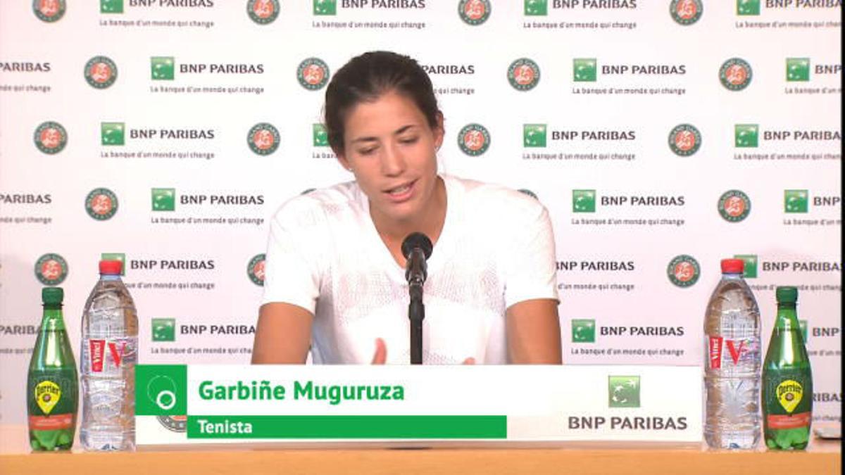 Garbiñe Muguruza: Quizá juego mejor en torneos grandes