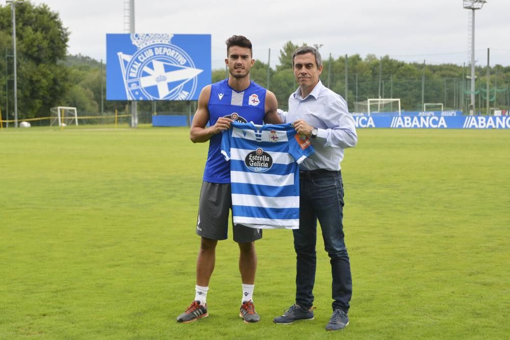 Presentación de Luis Ruiz con el Deportivo