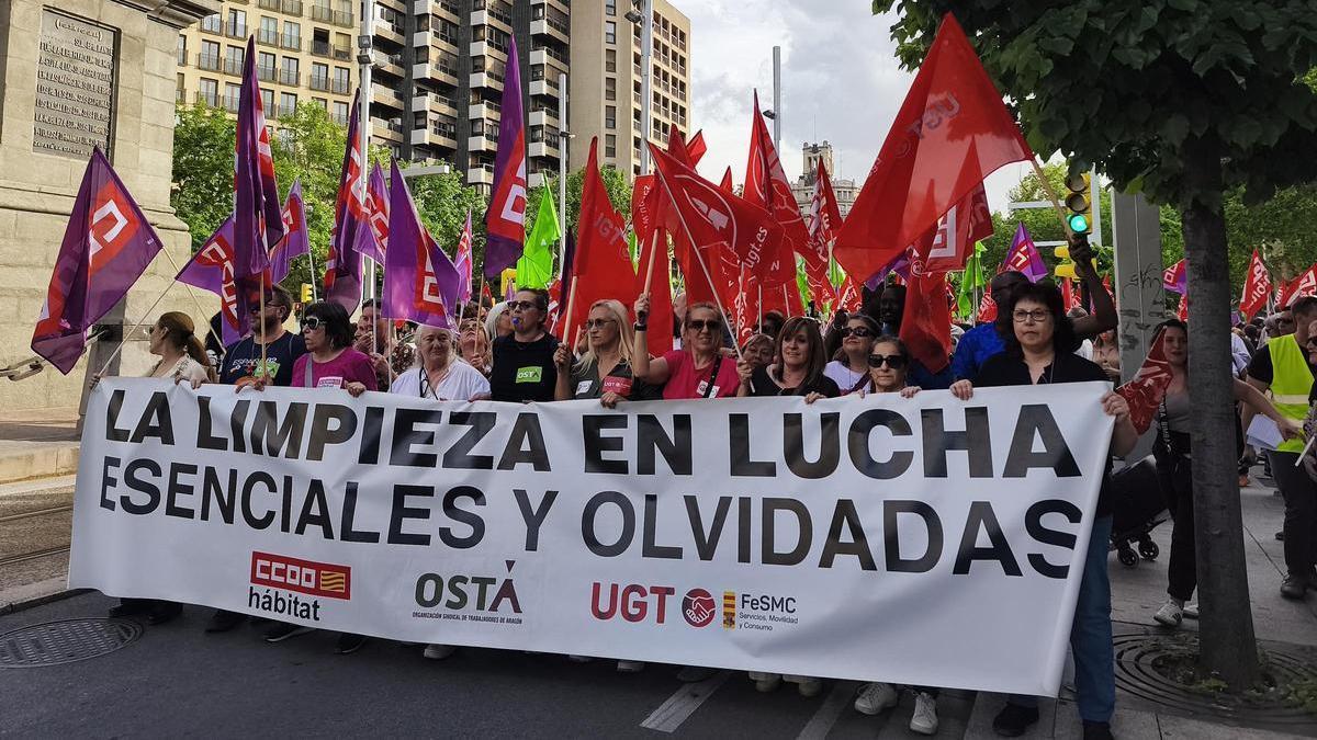 Un momento de la manifestación celebrada el pasado mes de abril.