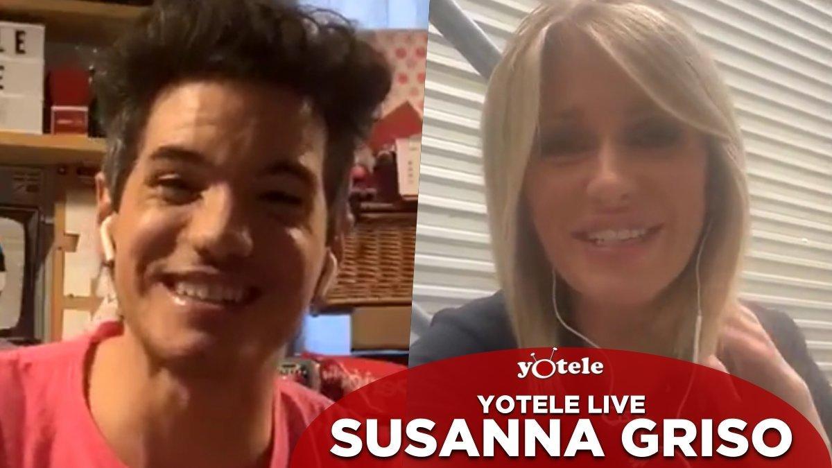Susanna Griso con Ricky García en 'YOTELE Live'