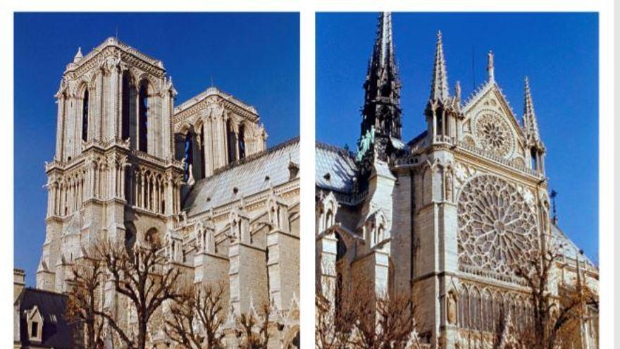 Profesores de la UA elaboran una postal en recuerdo de Notre Dame