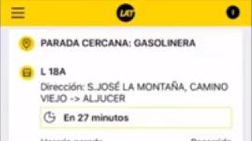 La nueva app de Autobuses LAT informará en tiempo real de recorridos y horarios