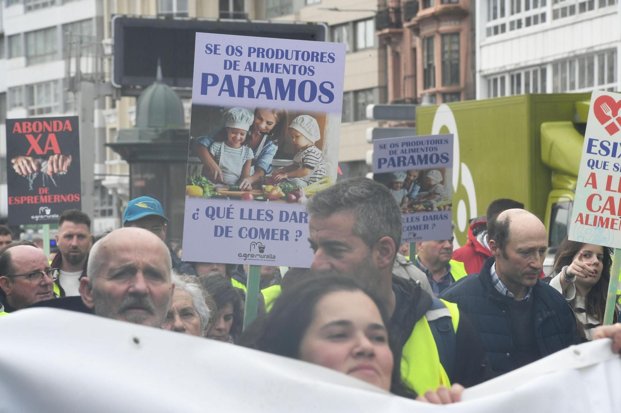 Los ganadores protestan en A Coruña