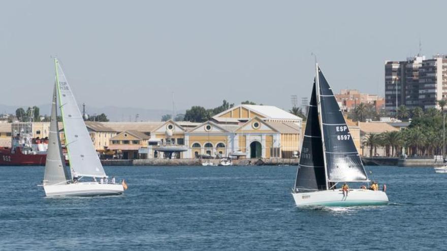 Salida de la regata en Cartagena