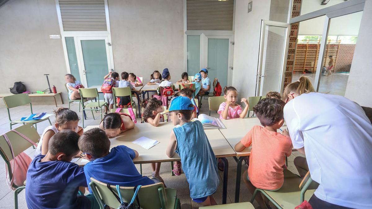 Actividades en una Escuela de Verano de la provincia, en una imagen de archivo