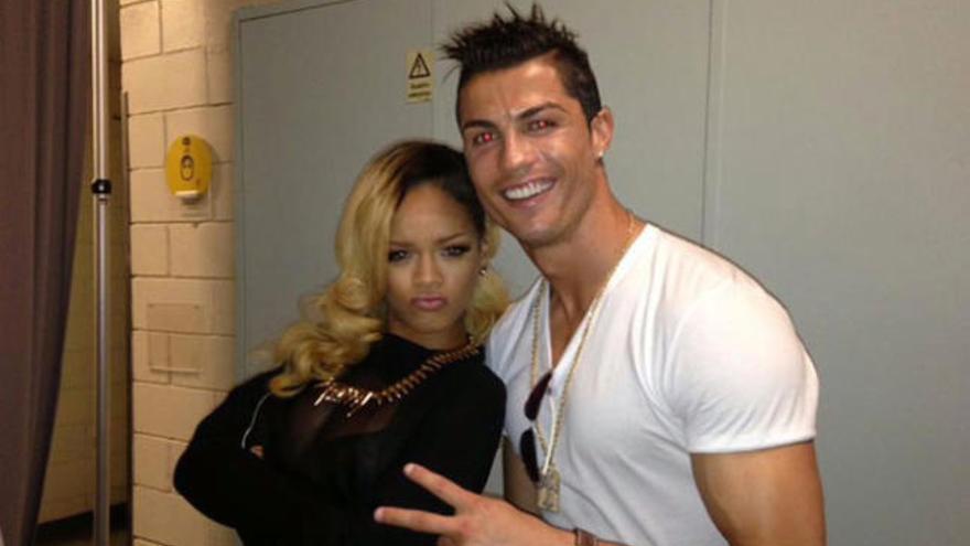 Rihanna y Ronaldo.
