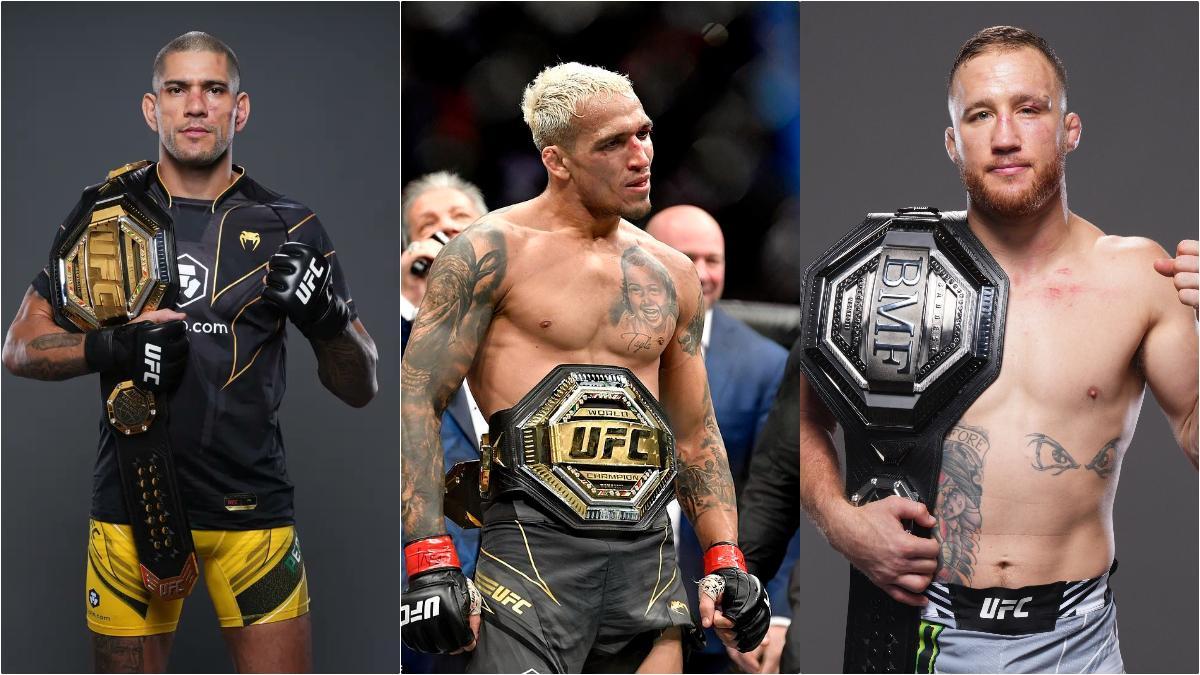 Pereira, Oliveira y Gaethje, tres de los protagonistas en el UFC 300