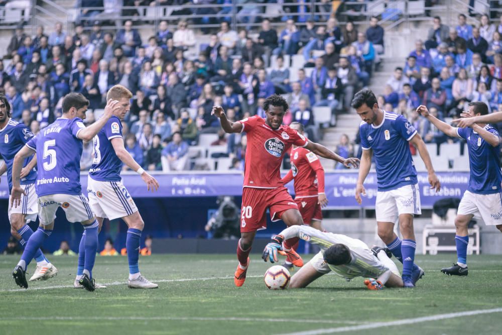 El Dépor empata en Oviedo