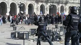 El BNG de A Coruña ve "desproporcionadas" y "sin justificación" las cargas policiales en María Pita