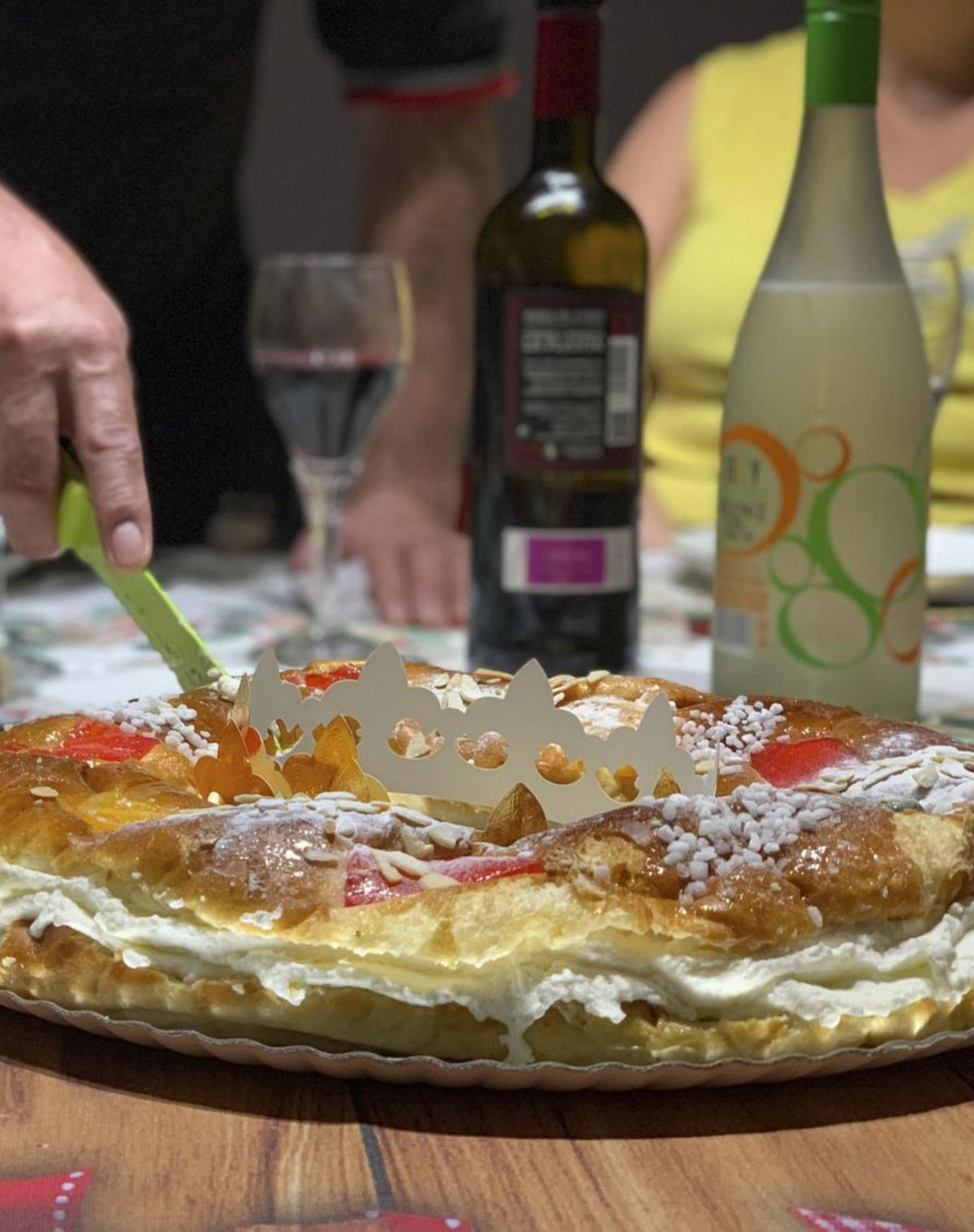 Un roscón de reyes en la mesa de una casa zamorana. | S .Ch.