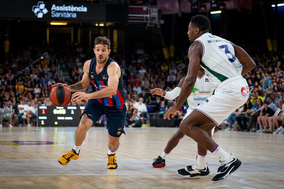 Barcelona - Unicaja, segundo partido de semifinales de la Liga Endesa, en imágenes