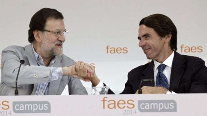 Rajoy y Aznar, el reencuentro