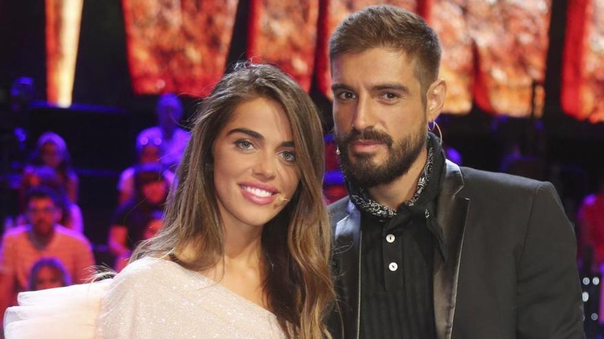 Violeta y Fabio en el platÃ³ de &#039;Supervivientes 2019&#039;.