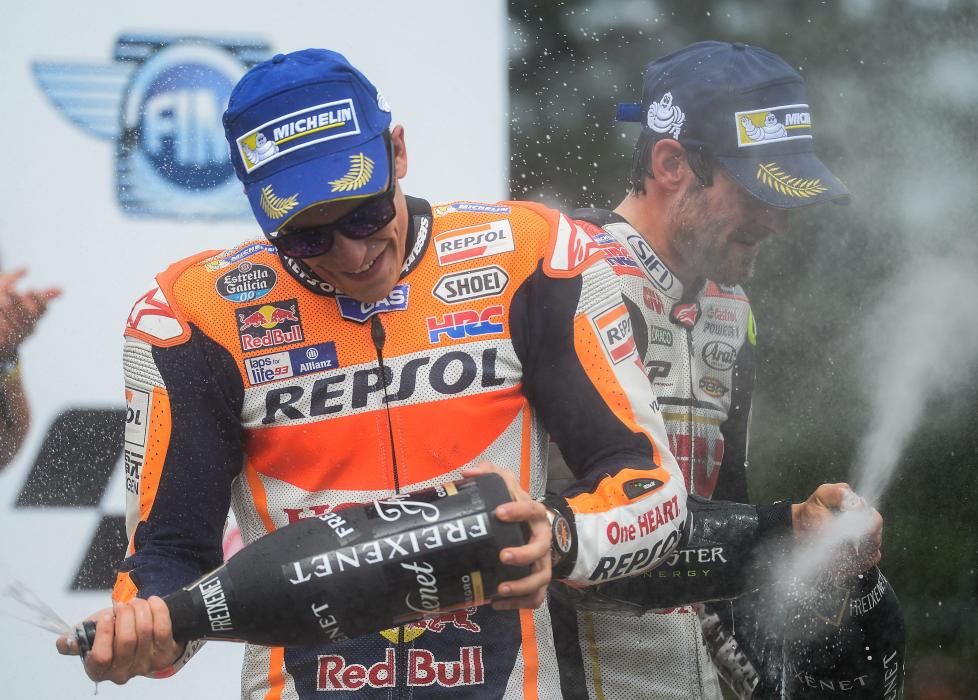 Las mejores imágenes del GP de la República Checa, en el que John McPhee se ha proclamado campeón en Moto3, Jonas Folger en Moto2 y Cal Crutchlow en MotoGP