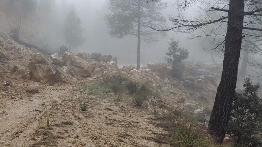 Nieva en Sierra Espuña en pleno mes de abril