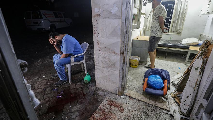 Medio millar de muertos en el bombardeo israelí contra el hospital Al-Ahli según informa el Ministerio de Salud de Gaza