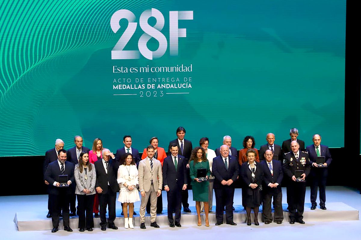 La entrega de las medallas de Andalucía en imágenes