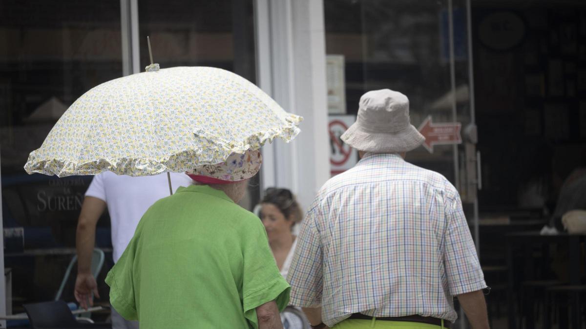 Zonas y predicción horaria de la Aemet para los avisos por altas temperaturas en Alicante, Valencia y Castellón