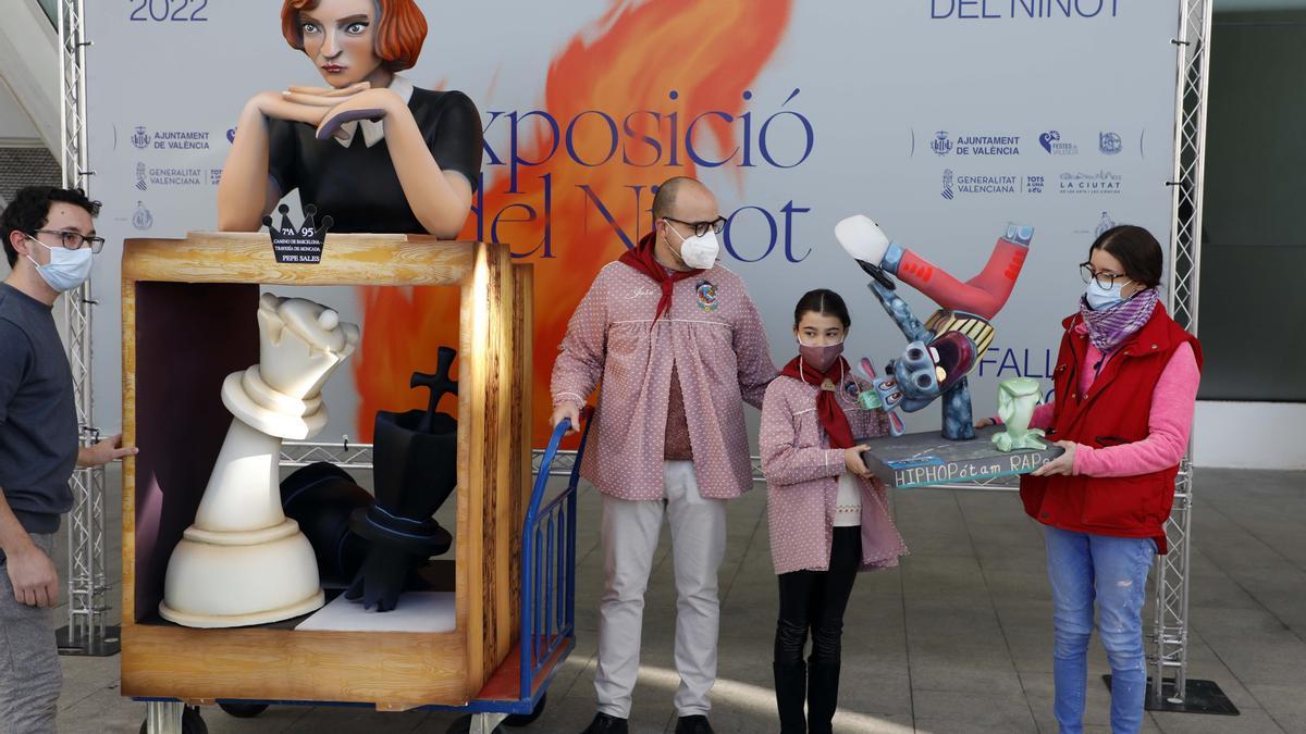 Entrega de Ninots en la Exposición de las Fallas 2022. Jornada 1 (matinal)