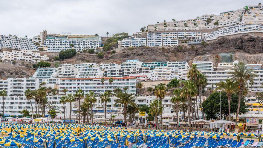 El sobreconstruido litoral de Gran Canaria, en Mogán.