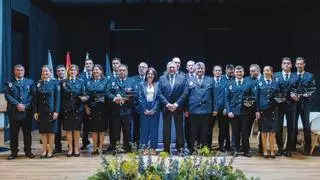 Sanxenxo premia a sus agentes y a la Guardia Civil en el Día de la Policía Local