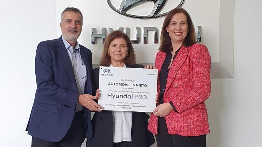 Hyundai otorga la excelencia a los servicios de Automóviles Nieto