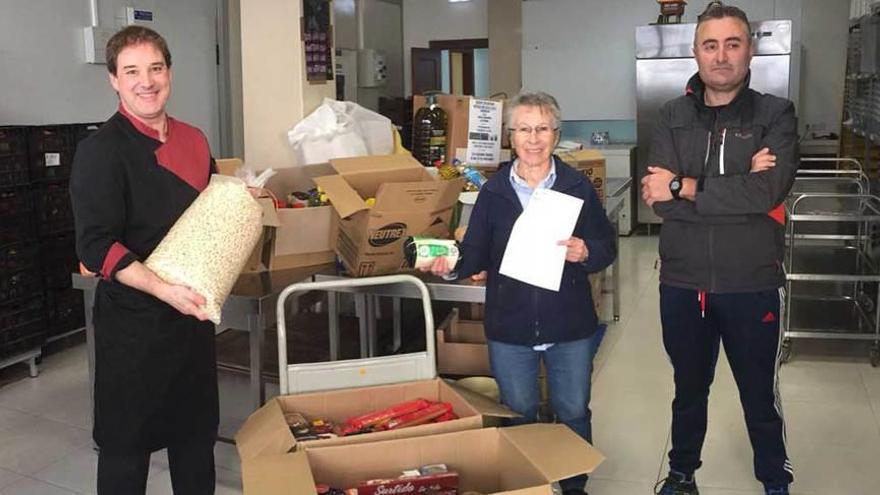 270 kilos de comida de Quirós para la Cocina Económica