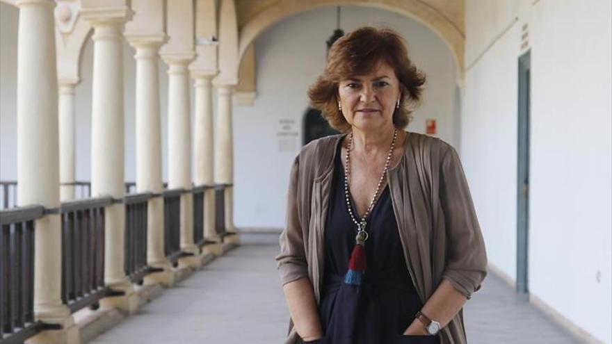 Carmen Calvo: «El PSOE ha de dar respuestas nuevas a cosas nuevas»