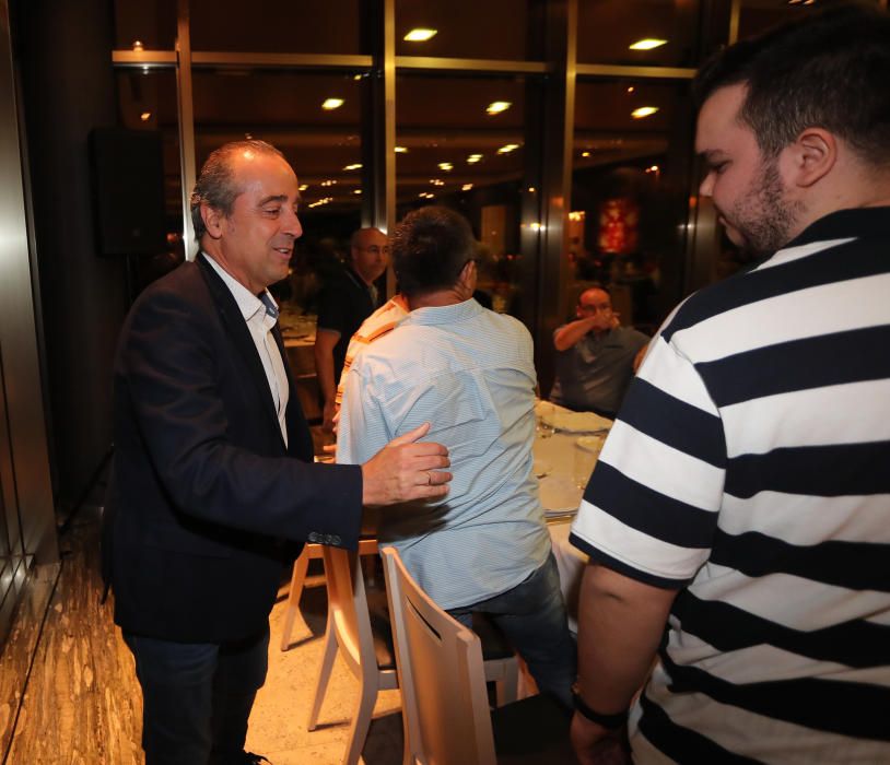 Cena del Valencia Basket con las Peñas