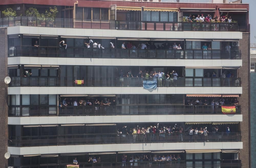 Hogueras 2018: Mascletá de las Hogueras de Alicante de 23 de junio.