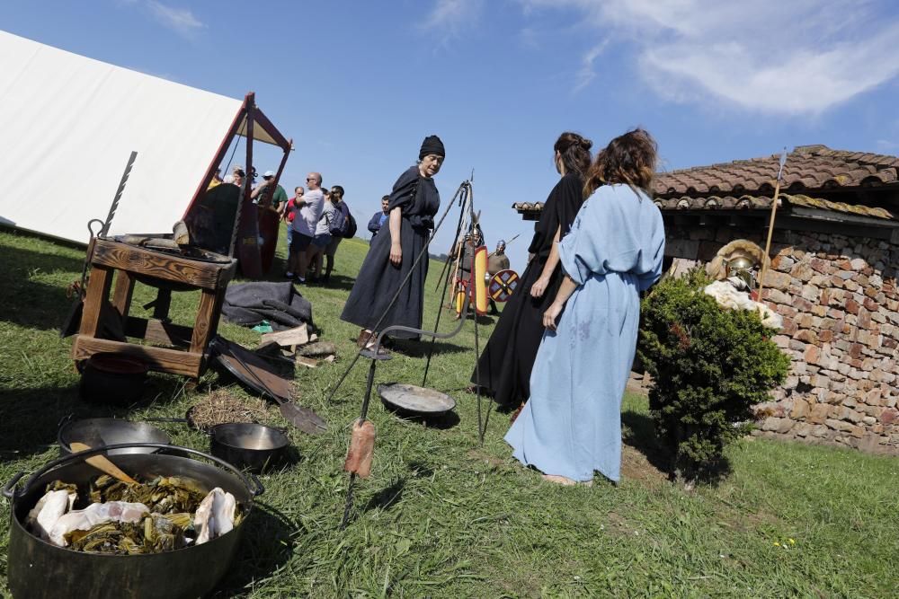 RECREACION DE UN CAMPAMENTO ROMANO.