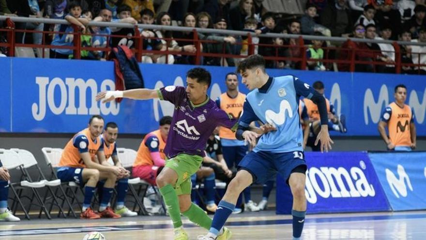La falta de puntería y los errores groseros en defensa penalizan al Mallorca Palma Futsal ante el Movistar Inter