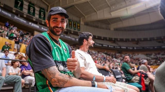 Ricky Rubio, con la camiseta del Joventut.