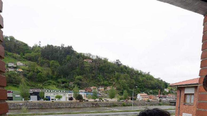 Una de las vecinas afectadas por el ruido de la autovía.