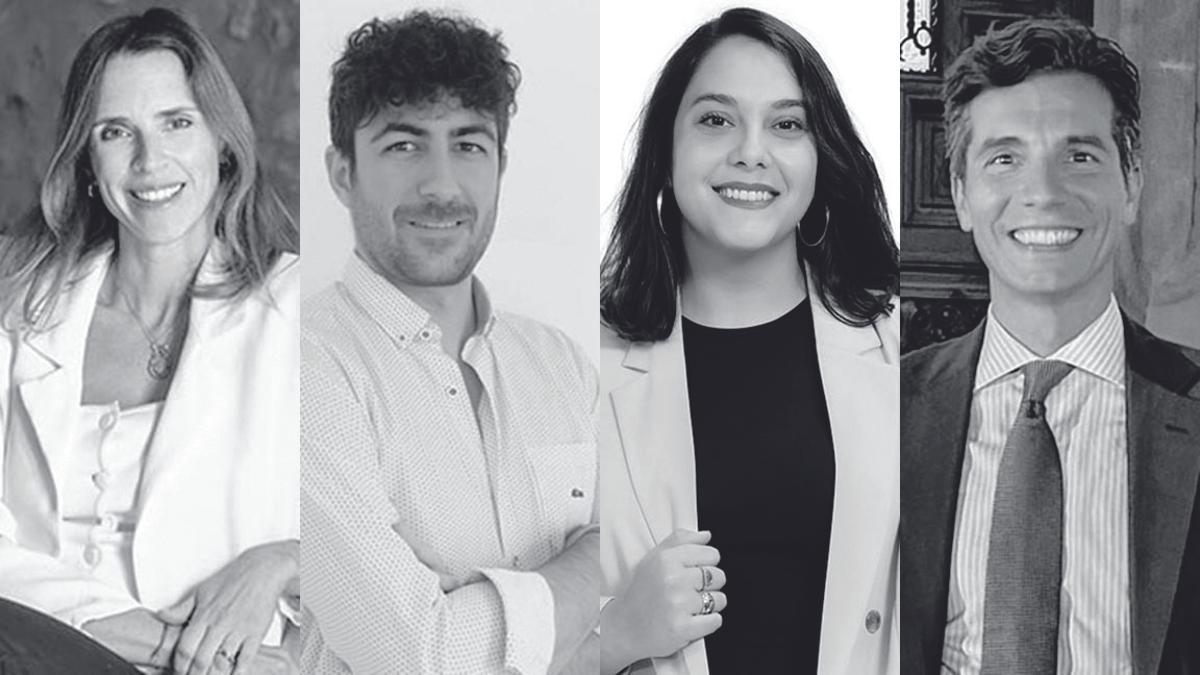 Magda Comas, Emilio Zurro, Claudia Sierra y Yoann Blanc