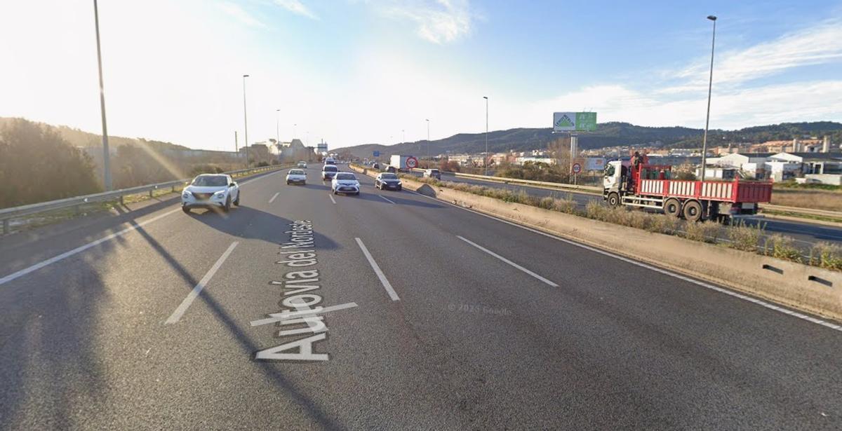 L'A-2, al seu pas per Castellbisbal