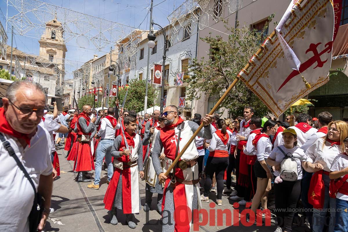 Moros y Cristianos en la mañana del dos de mayo en Caravaca