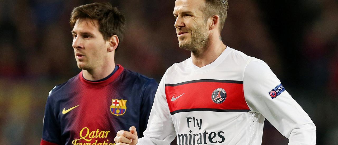 Lionnel Messi  y David Beckham