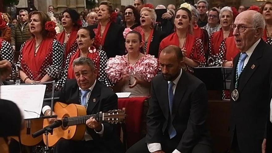 Misa cantada a la Virgen de la Montaña de Cáceres por el Coro Rociero