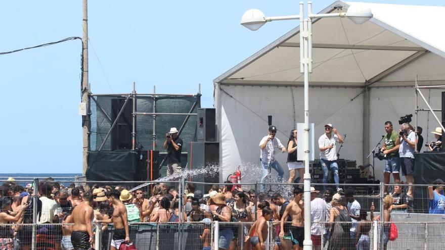 Verbena del agua en las pasadas fiestas de Caleta de Famara.