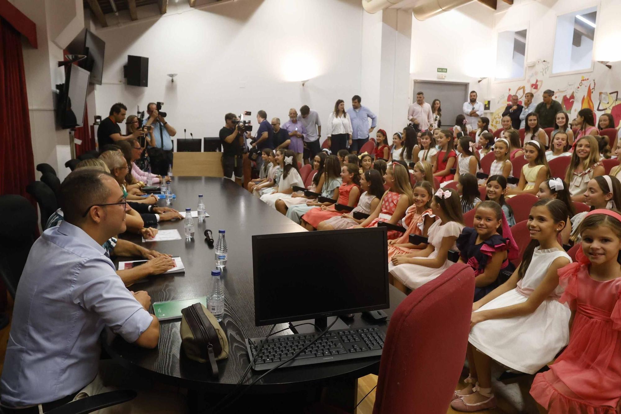 Las candidatas a Fallares Mayores de València se reúnen con el jurado