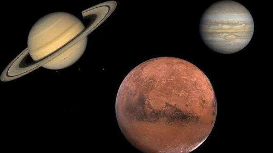 Plantada de telescopios para divisar el acercamiento de Marte y Saturno