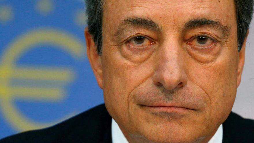 Mario Draghi, presidente del Banco Central Europeo.